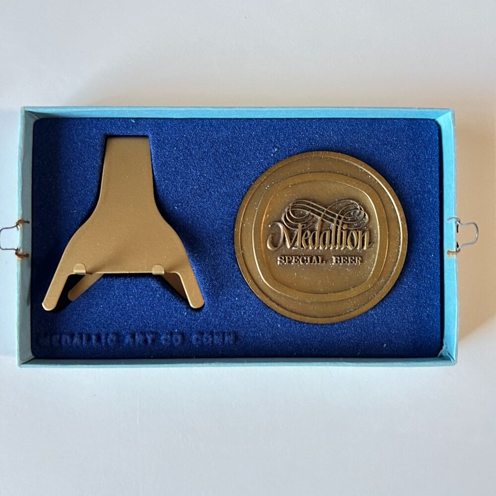 1980 Medallion Special Beer Brewing Excellence Commemorating Bronze Medallion
